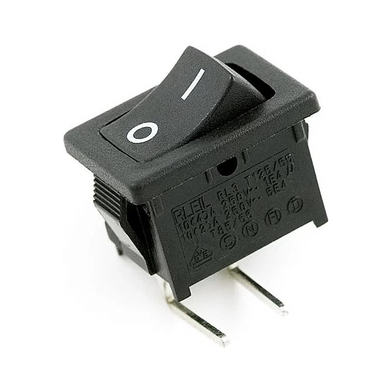 Interruptor basculante SPST 14x10 mm aprox. — foto 1