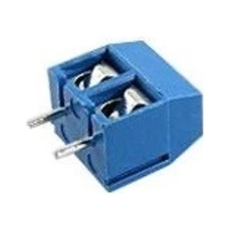 Bornera para PCB de 2 pines paso 5 mm — foto 1