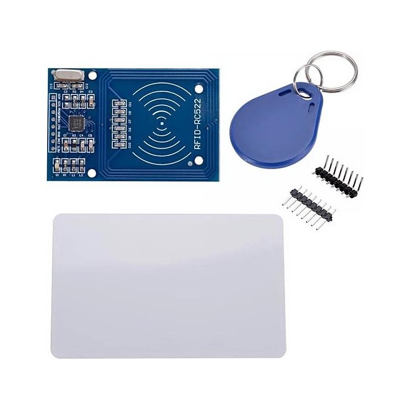 Módulo lector RFID RC522 13.56 MHz con tarjeta y llavero — foto 1