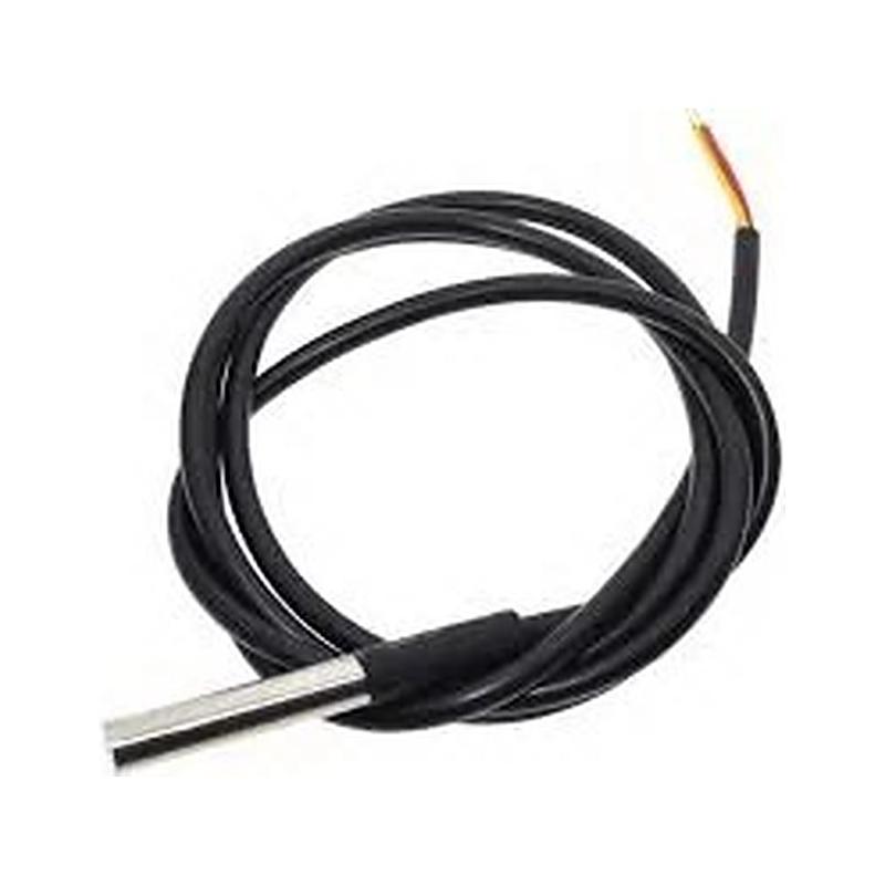 Sensor de temperatura DS18B20 sumergible con sonda de 1 m — foto 1