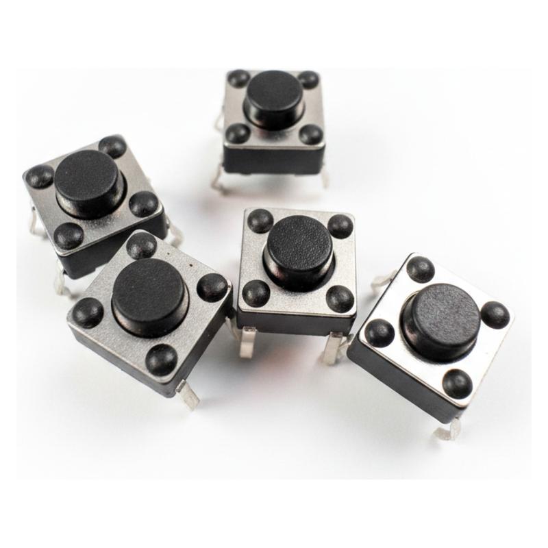 Botón pulsador táctil 6x6x5 mm (pack de 5) — foto 2