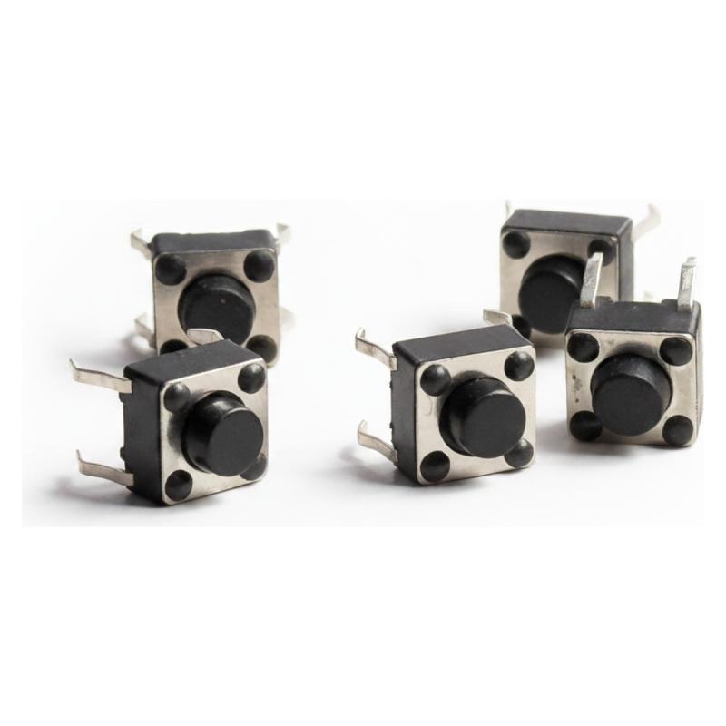 Botón pulsador táctil 6x6x5 mm (pack de 5) — foto 3