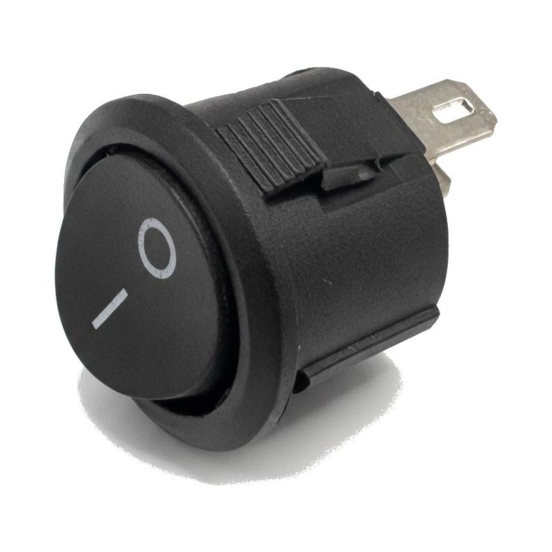 Interruptor basculante redondo 20 mm SPST — foto 1