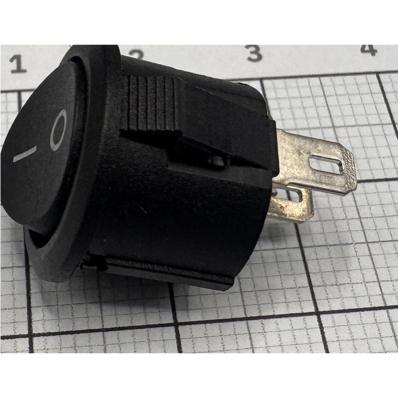 Interruptor basculante redondo 20 mm SPST — foto 3