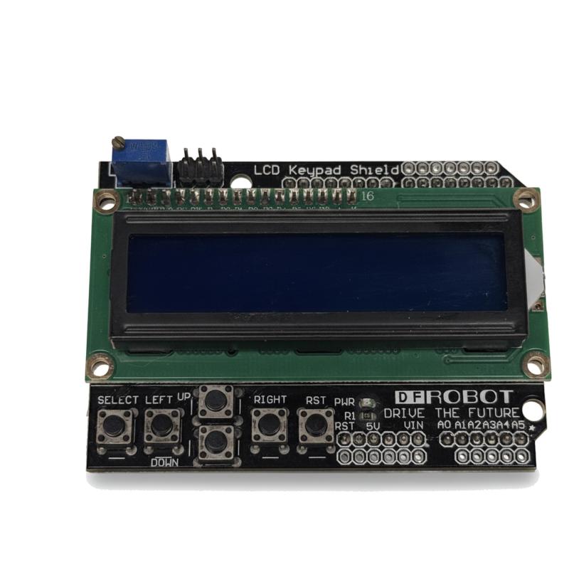 LCD Keypad Shield para Arduino UNO con pantalla 16×2 y 6 botones — foto 1