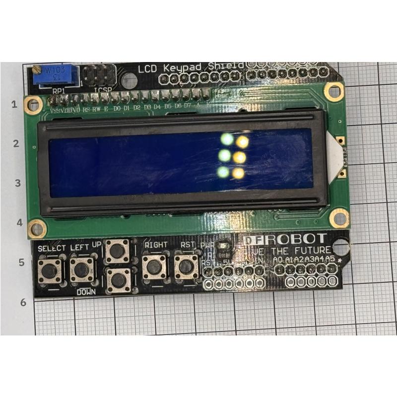 LCD Keypad Shield para Arduino UNO con pantalla 16×2 y 6 botones — foto 2