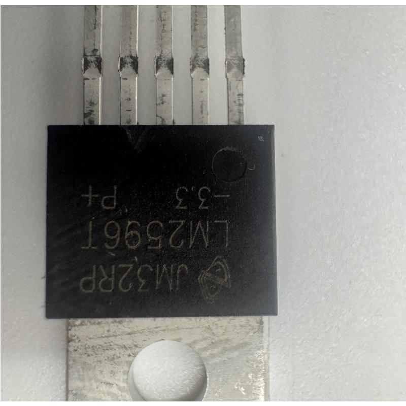 Regulador de voltaje LM2596T-3.3 fijo 3,3 V 3 A (TO-220) — foto 1