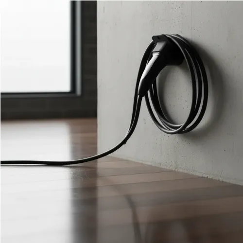 Soporte cargador Tipo 2 — Negro