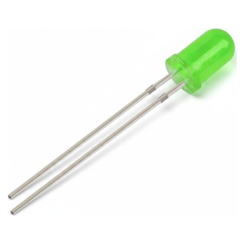 LED 5 mm verde difuso — foto 1
