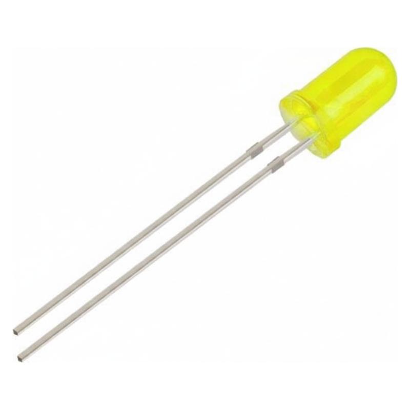 LED 5 mm amarillo difuso — foto 1