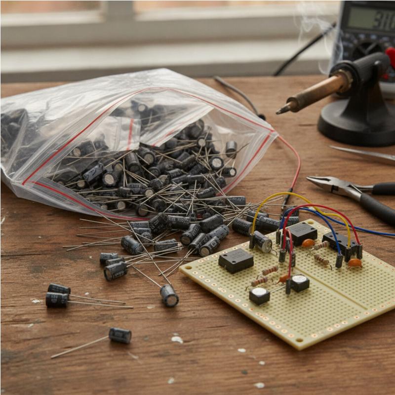 Kit de 120 condensadores electrolíticos — 12 valores — foto 2