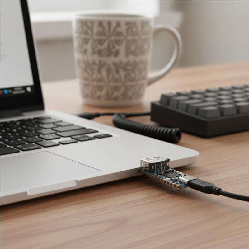Placa Waveshare RP2350-USB-A con conector USB integrado — foto 2
