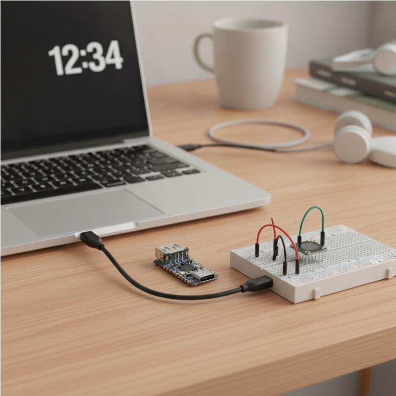 Placa Waveshare RP2350-USB-A con conector USB integrado — foto 3