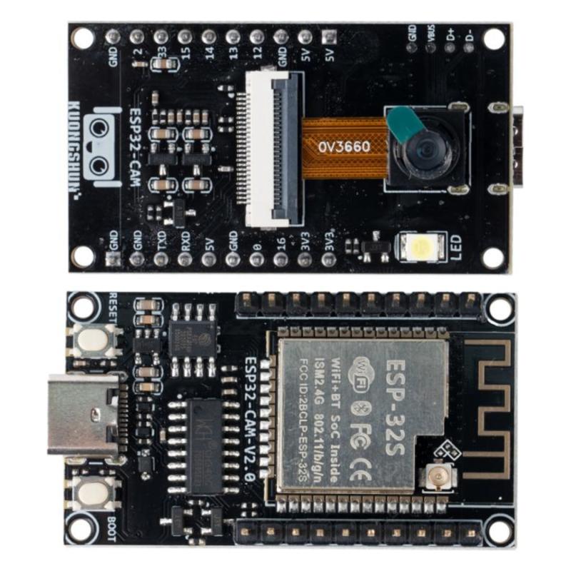 ESP32-CAM V2.0 con cámara OV3660 y USB-C — foto 1