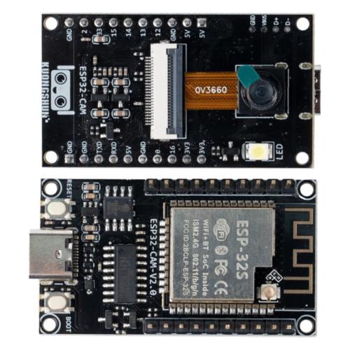 ESP32-CAM V2.0 con cámara OV3660 y USB-C